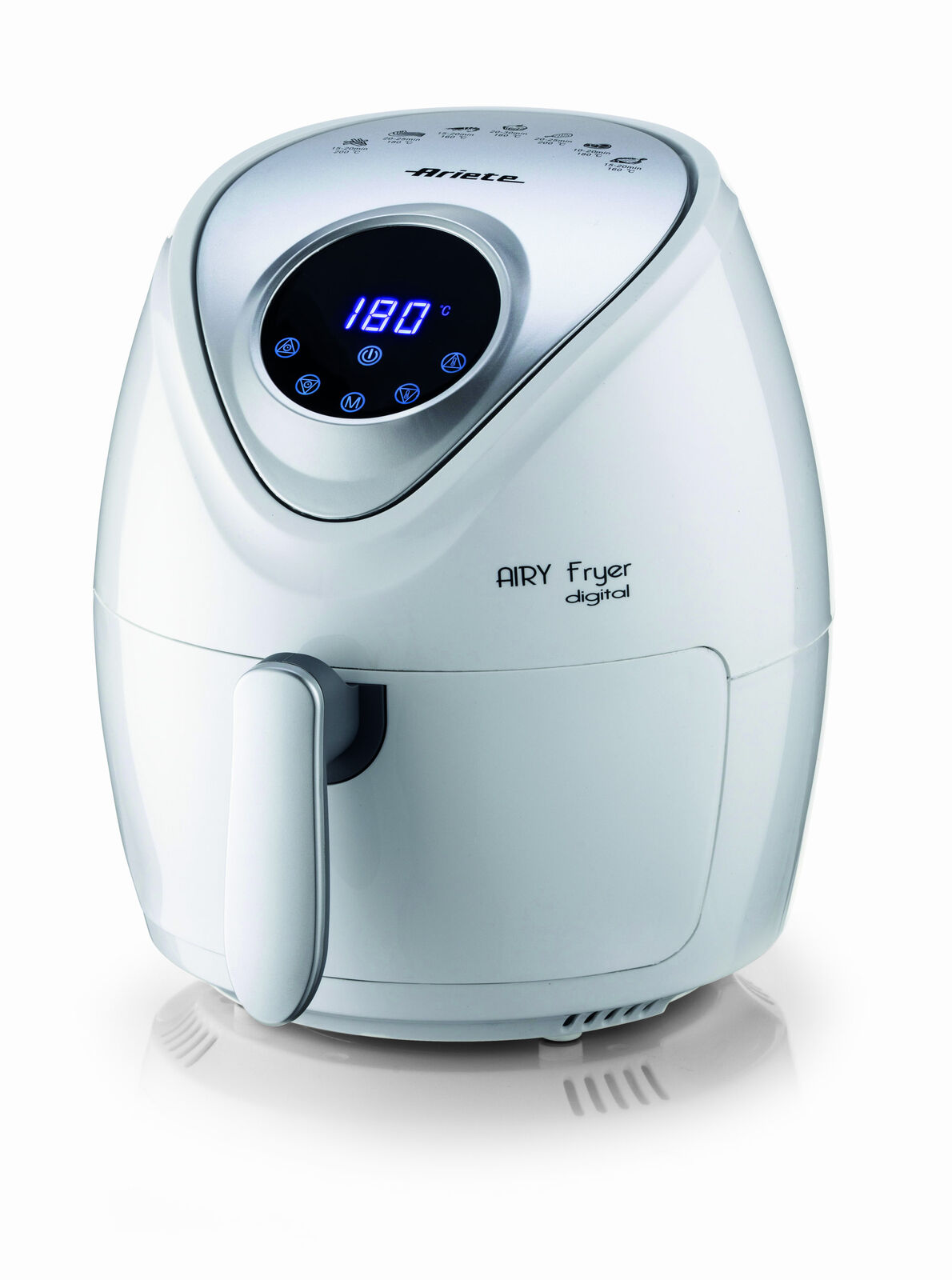 Friggitrice ad aria Ariete Airy Fryer Digital Bianco aria calda 7 programmi 3,5L