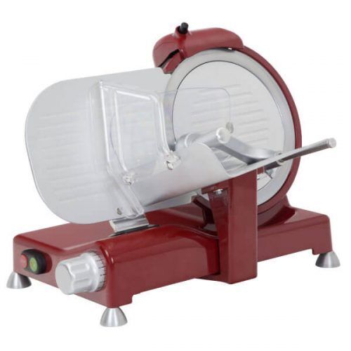 R.G.V. Affettatrice Elettrica 140W Lama 25cm Rosso 90447 Luxury 25 Red Edition