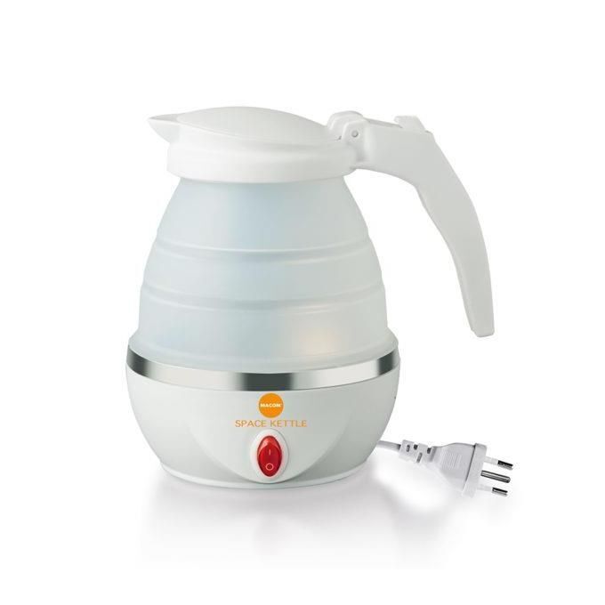 Macom Space Kettle Bollitore Elettrico Salvaspazio Da Viaggio Bianco 862-Macom B