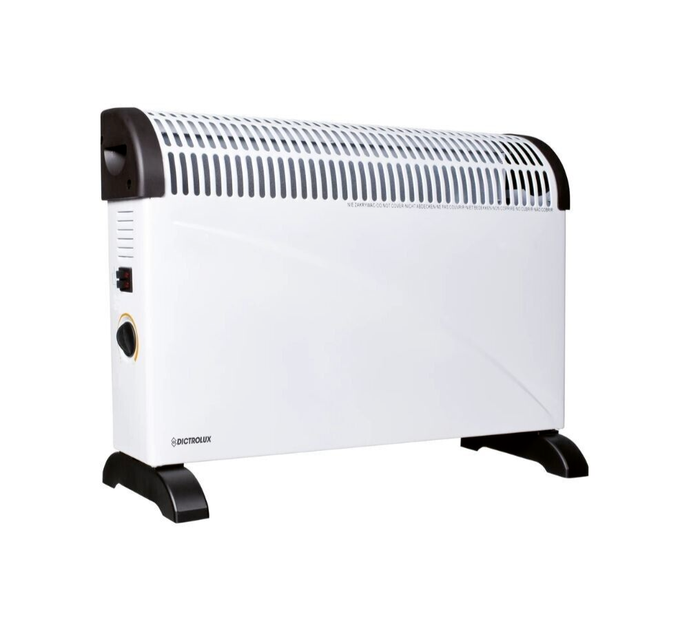 Termoconvettore Elettrico 2000 Watt Termostato Funzione Turbo DICTROLUX CASA