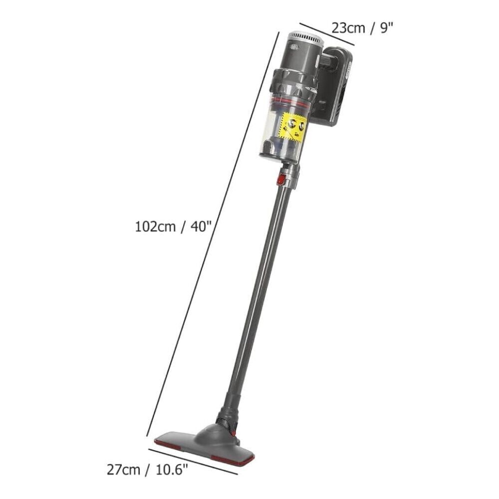 Dual Elios,Potente Aspirapolvere Ciclonico 2 in 1 Con Filo,Scopa Elettrica Con F