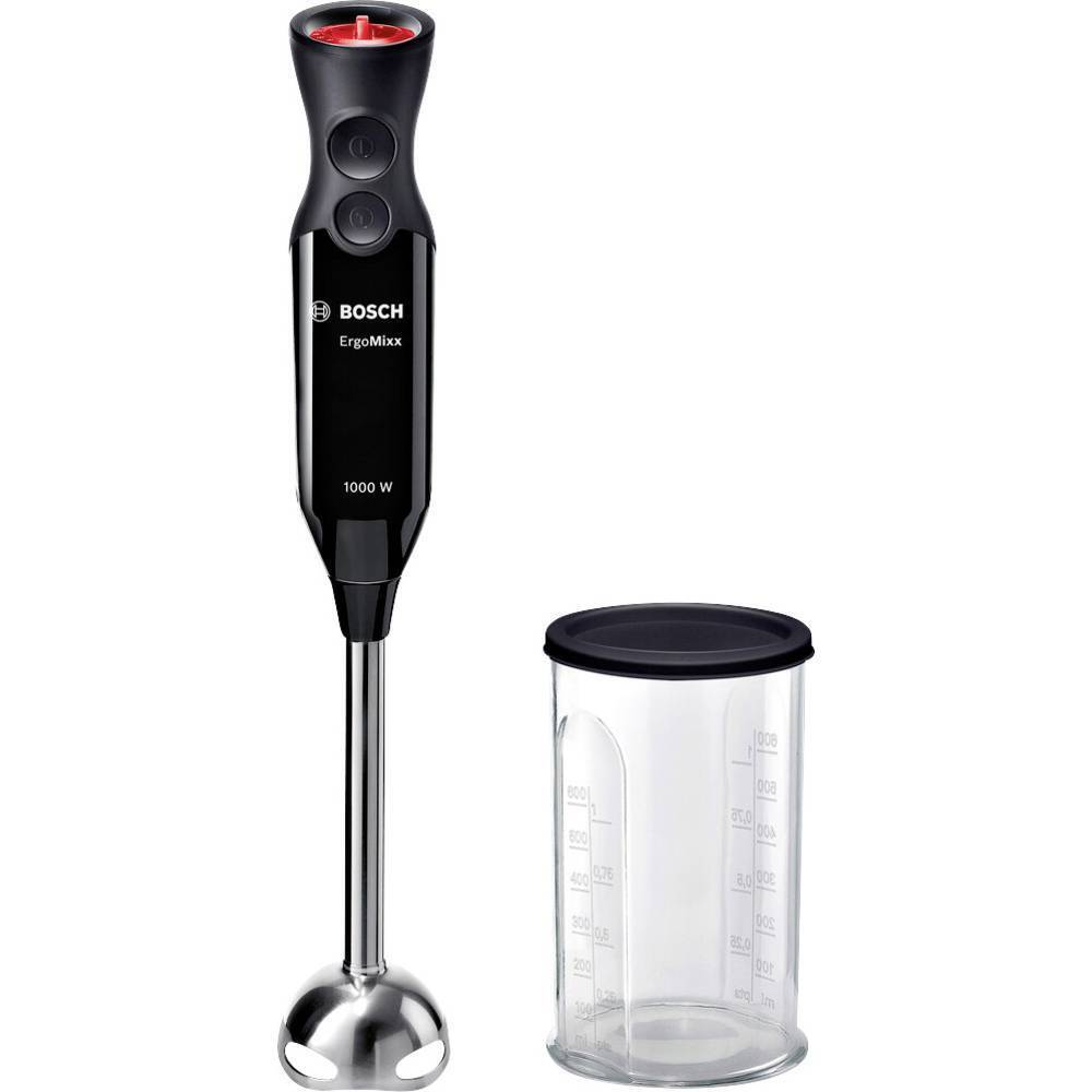 Bosch Haushalt MS6CB6110 Frullatore ad immersione 1000 W con misurino Nero,