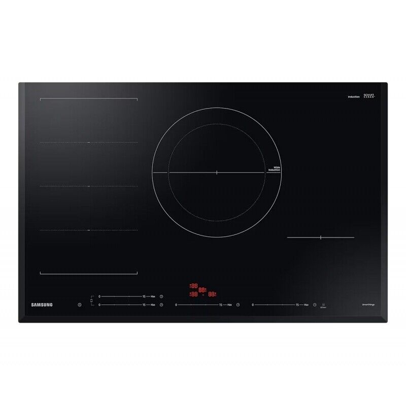 SAMSUNG NZ84C6057KK/U1 PIANO COTTURA INCASSO A INDUZIONE SLIM FIT 80CM NERO