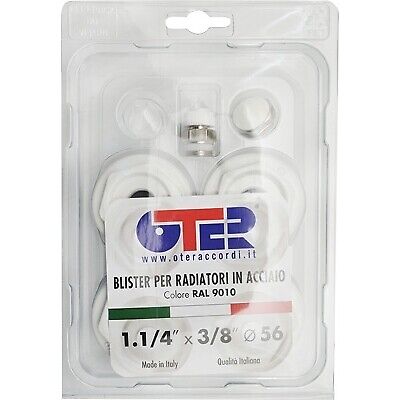 Kit Blister Per Radiatori In Acciaio - Fl 56 1"1/4 X 1/2