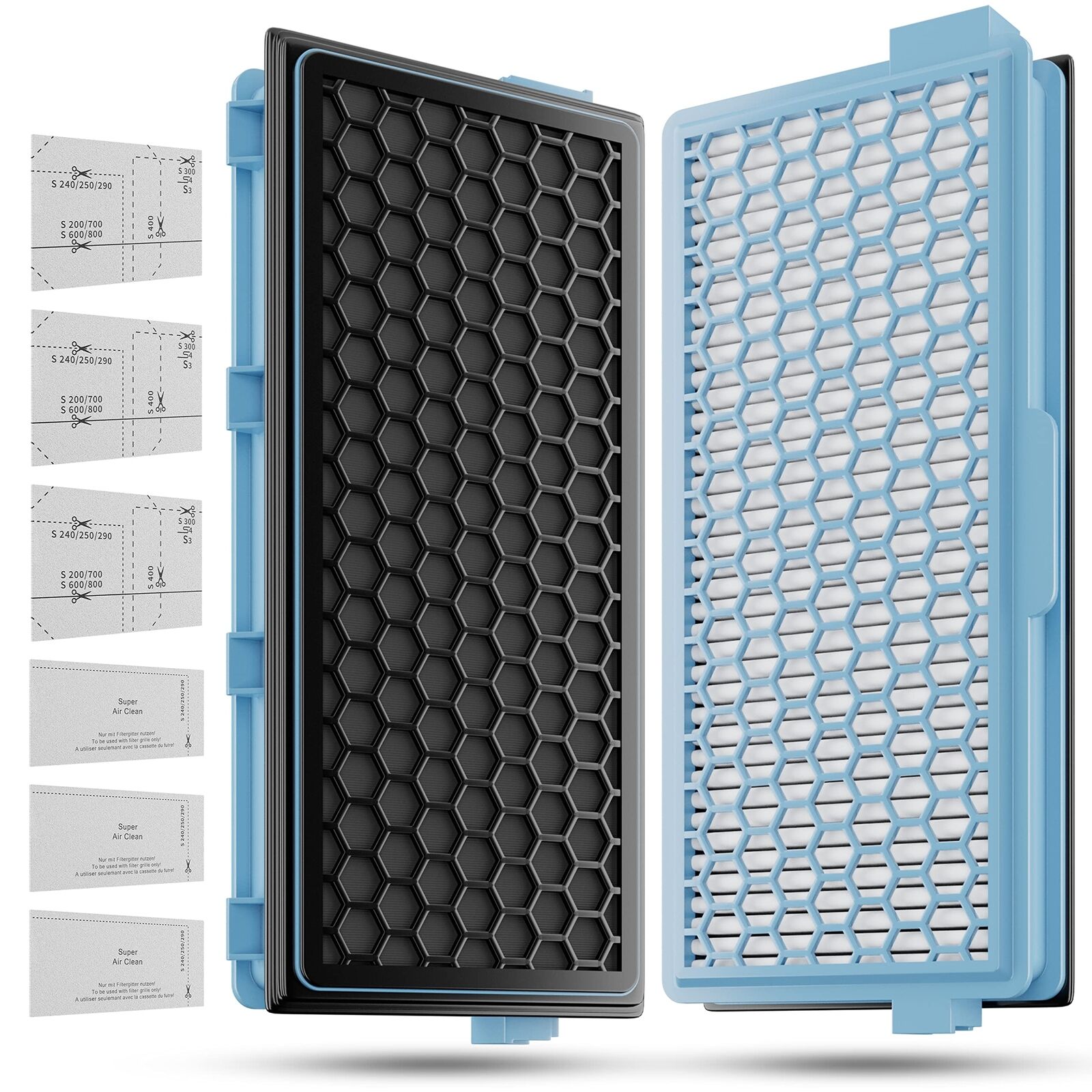 SANAWATEC 2 filtri HEPA compatibili con filtro aspirapolvere Miele s8340 con ...