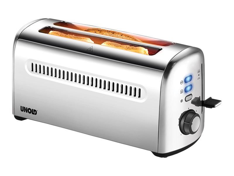 UNOLD 38366 Retro Toaster 4 slice 4 Slots stainless steel 4 Slots 38366