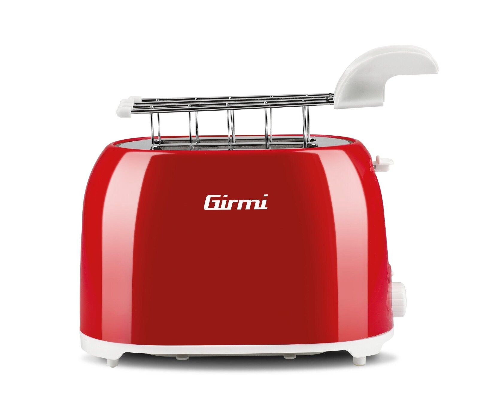 Tostapane Tostiera Tost Girmi TP10 Elettrico in Acciaio 750 W Rosso