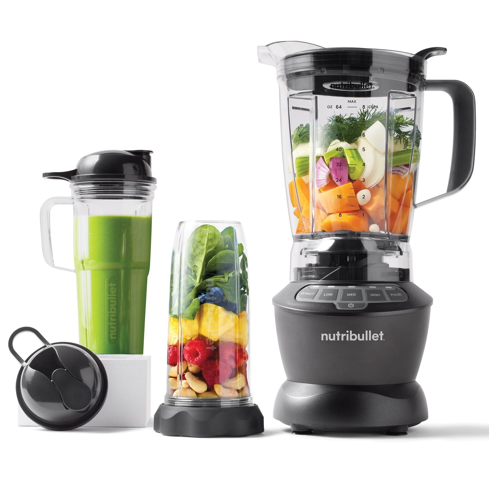 NutriBullet NBF500DG 1,9 L Frullatore da tavolo 1200 W Argento
