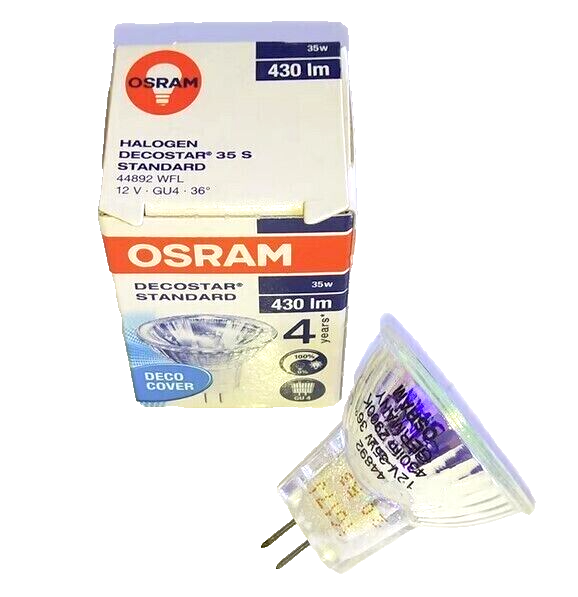 LAMPADINA ALOGENA OSRAM DECOSTAR 35 35W 12V 44892 WFL GU4 36° MR11 DIMMERABILE