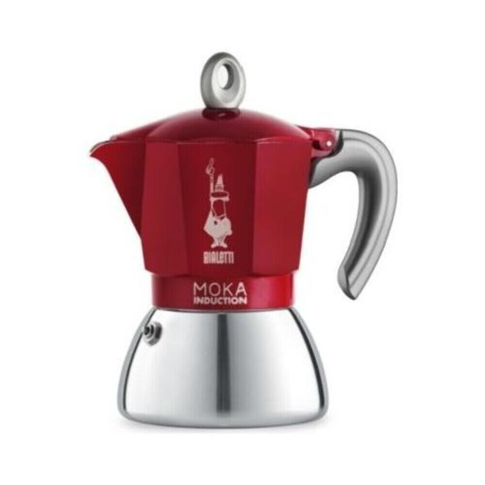 0006946 - CAFFETTIERA MOKA INDUZIONE NEW RED 6TZ