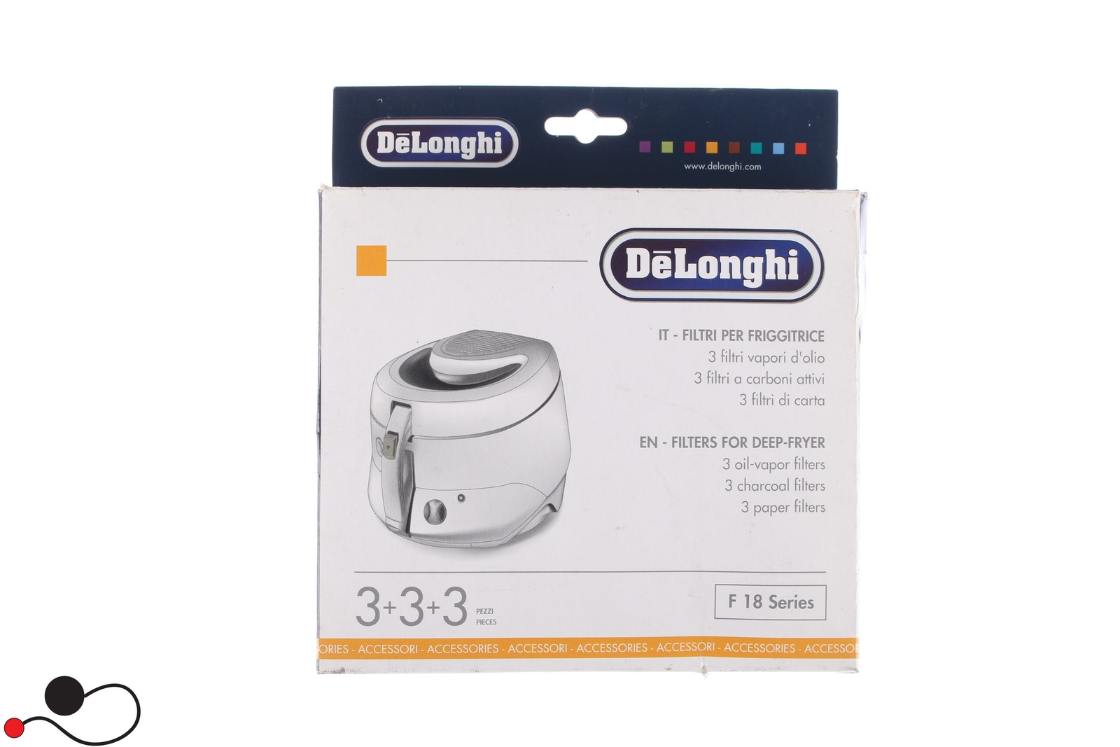 DE LONGHI FILTRO FRIGGITRICE F 18 SERIES 5525112800 ORIGINALE
