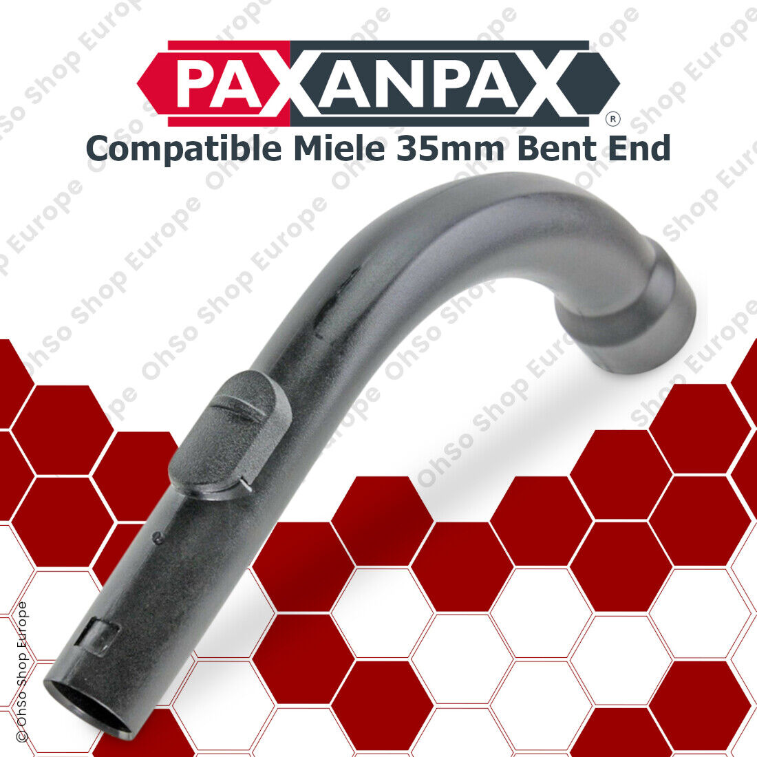 Aspirapolvere Terminale a Gomito Curvo Tubo Maniglia per Miele S2, S2110, S2111,