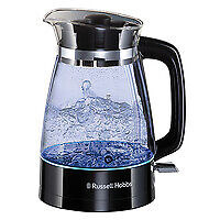 Russell Hobbs 26080-70 1.7 L 2400 W Black Transparent Glass Plastic 26080-70