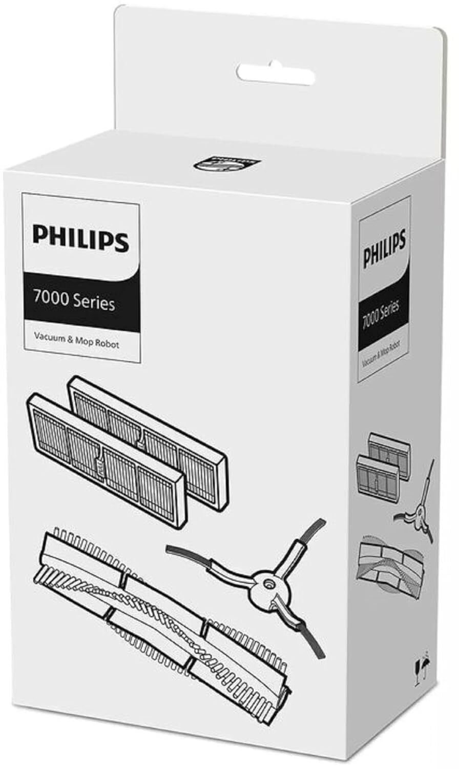 PHILIPS Kit sostitutivo per Robot HomeRun Aqua Serie 7000-2 filtri lavabili 1...