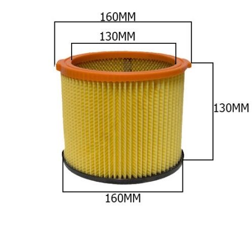 ALFATEC FILTRO CILINDRO BIDONE ASPIRATUTTO 20L AQUADRY AD80 A53 A54 A57 A60