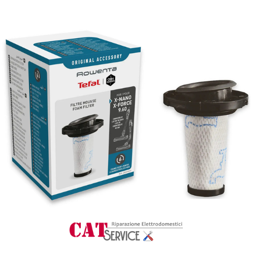 ZR009010 FILTRO SPUGNA ORIGINALE ROWENTA PER X-FORCE 9.60