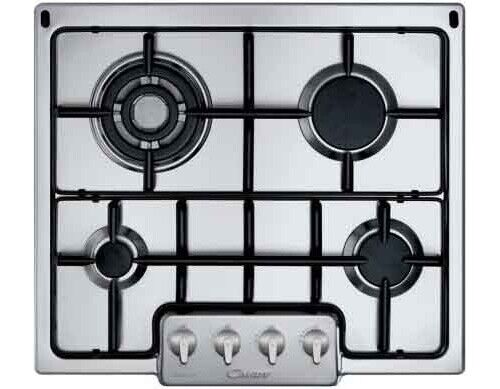 Candy Piano cottura 4 Fuochi incasso a gas Quadupla Corona 60 cm Inox PGC640SQX