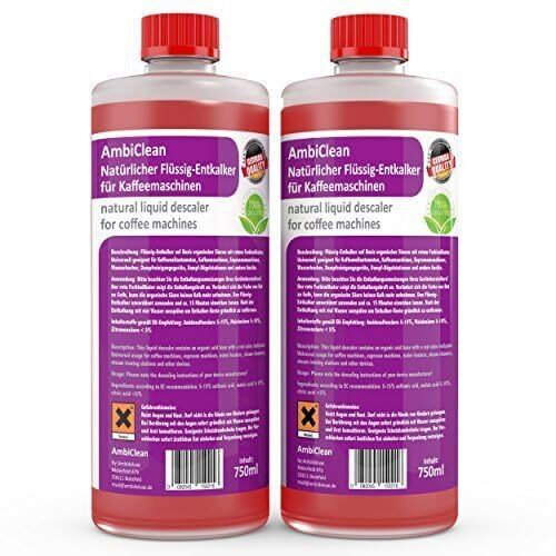 AmbiClean Decalcificante universale per macchine da caffè caffettiere bollito...