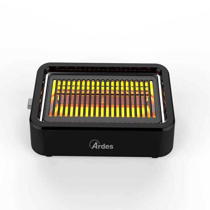 ARDES BARBECUE GRILL AMO  GRIGLIA SMOKELESS -80% fumi di cottura ARGRILL01