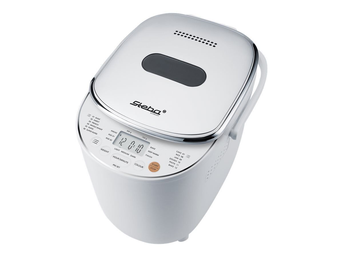 Steba BM 3 Breadmaker 540 W white/silver white/silver Breadmaker 18-83-00