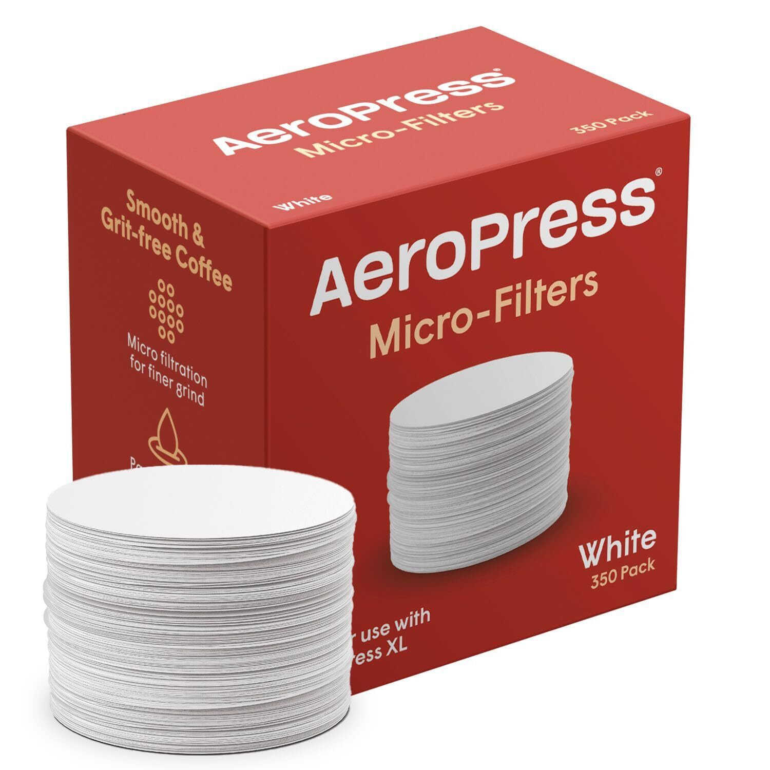 AeroPress Pacco di Filtri di Ricambio – Microfiltri per Macchina Caffè AeroPr...