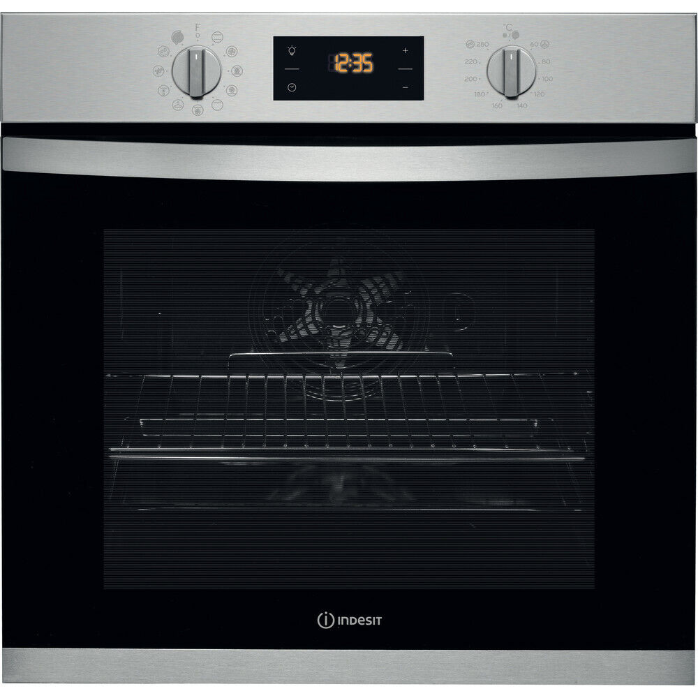 INDESIT IFW3844HIX FORNO DA INCASSO FUNZIONE PIZZA VENTILATO AUTOPULENTE INOX