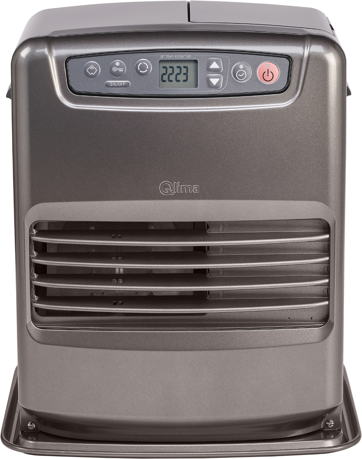 STUFA A COMBUSTIBILE LIQUIDO QLIMA ELETTRONICA CLASSE A RISCALDA FINO A 50 MQ