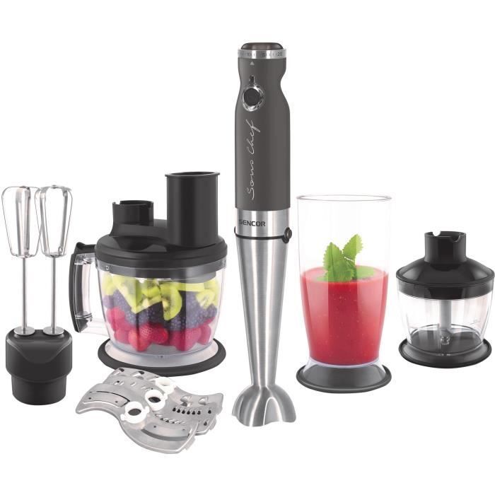 1436153 Frullatore a immersione 9 in 1 - SENCOR - SHB 5501CH-EUE3 - 1200 W - Gri
