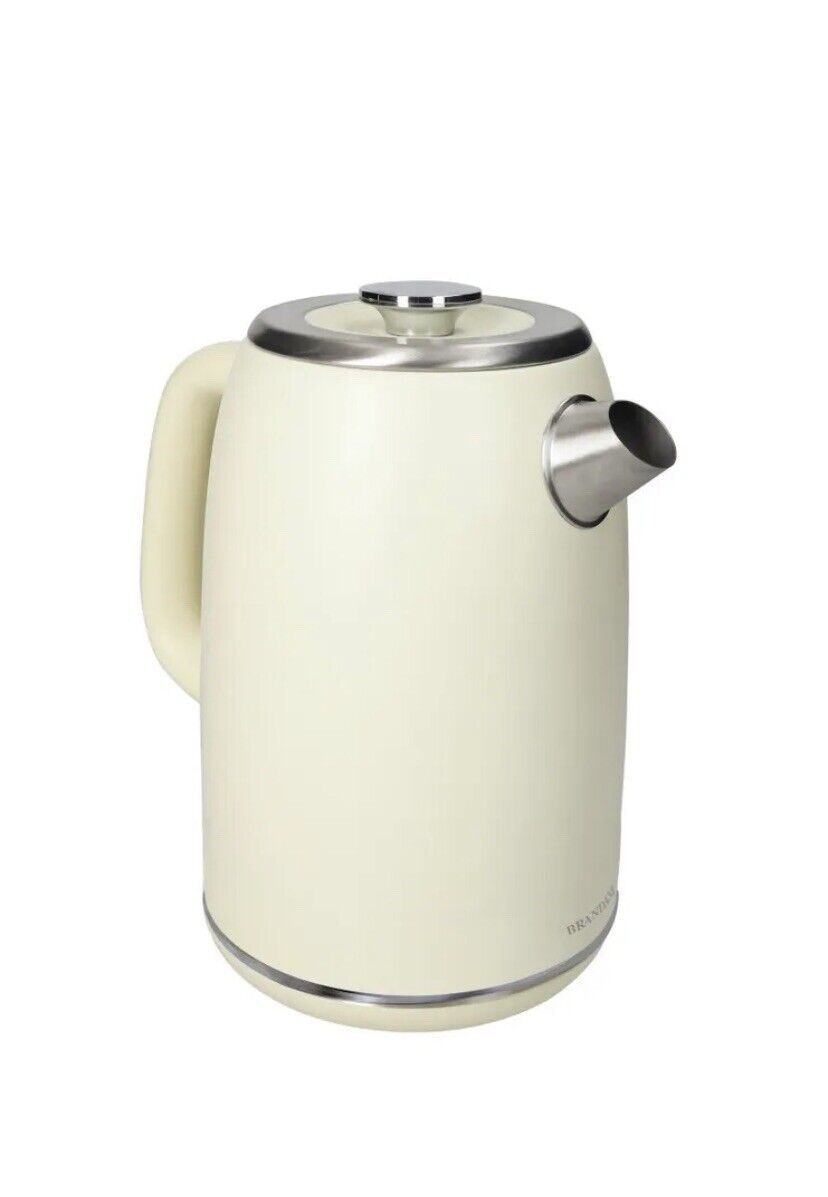 Bollitore Acqua Elettrico 1,7 L Brandani 1950 Crema 51952 Inox