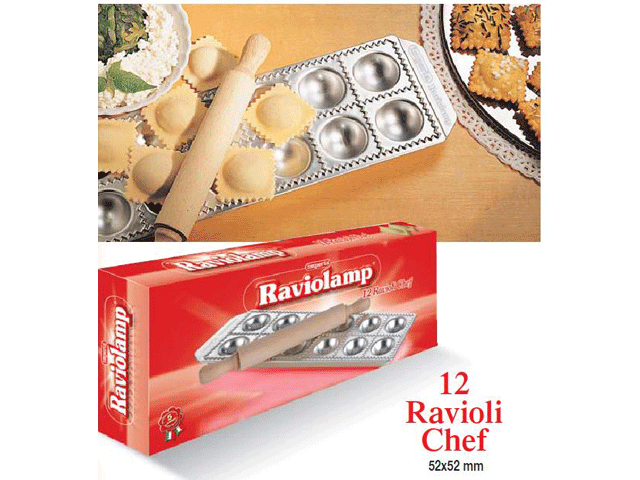 IMPERIA RAVIOLAMP - FORMINE STAMPI RAVIOLI - 12 CHEF- MOD.4310