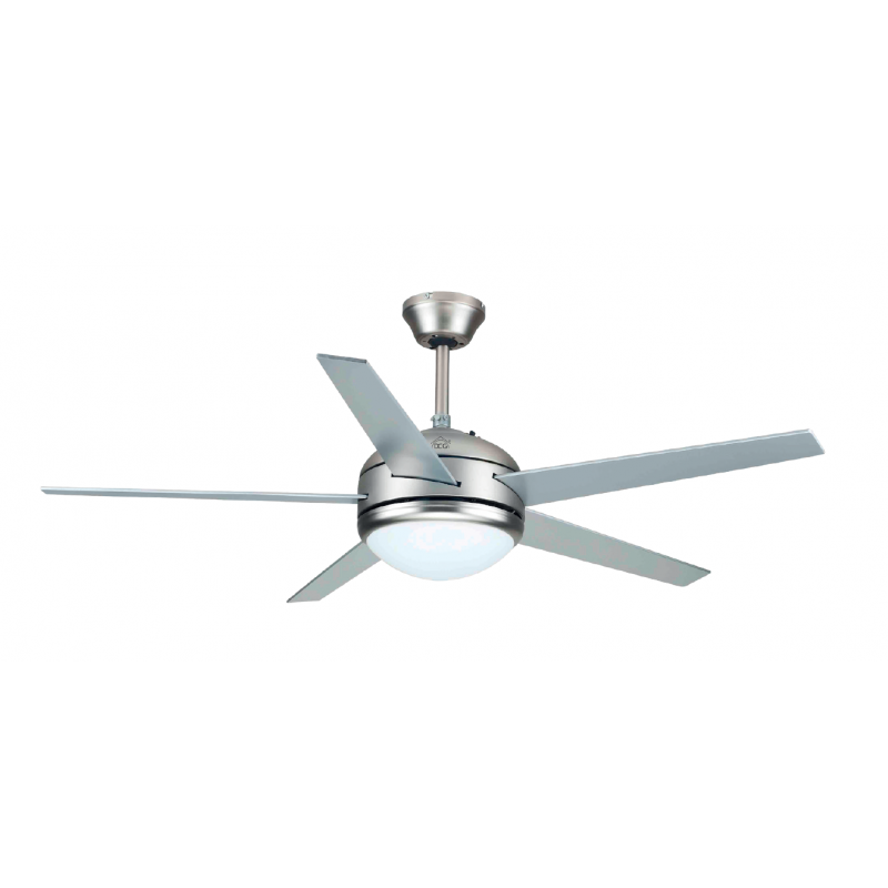 Ventilatore soffitto 5 Pale 132cm con luce