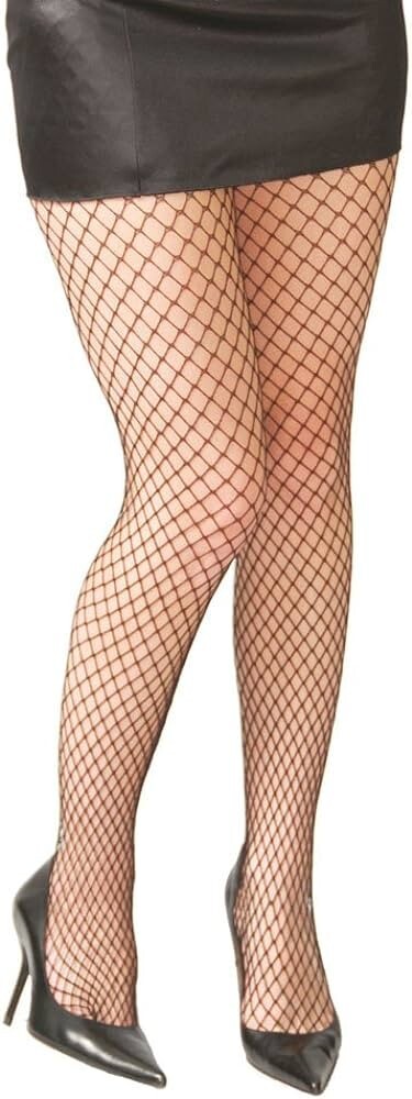 CARNEVALE HALLOWEEN CALZE RETE NERE GUIRCA FISHNET PANTYS BLACK 16022