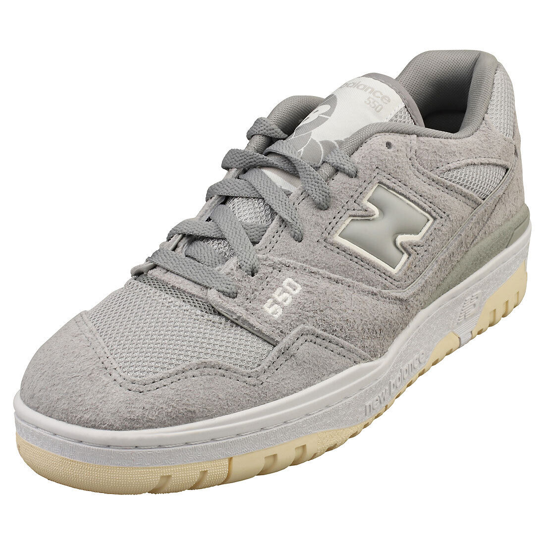 New Balance 550 Uomo Grey White Formatori Casuale - 40.5 EU