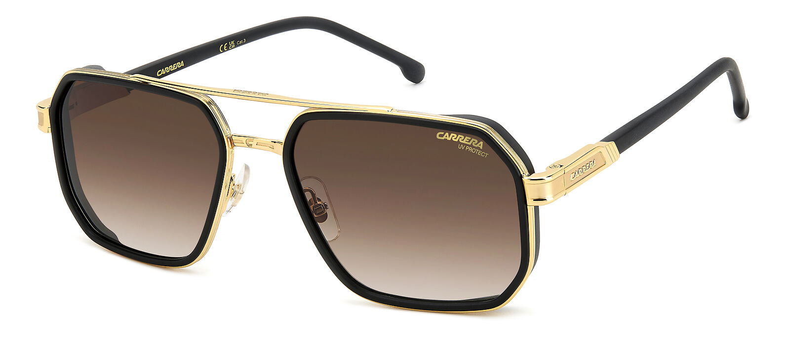 Occhiali da Sole Carrera 1069/S I46 MATTE BLACK GOLD 58/19/145 Uomo