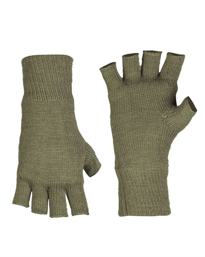 GUANTI MIL-TEC MEZZE  DITA TAGLIATI INVERNALI LAVORO THINSULATE