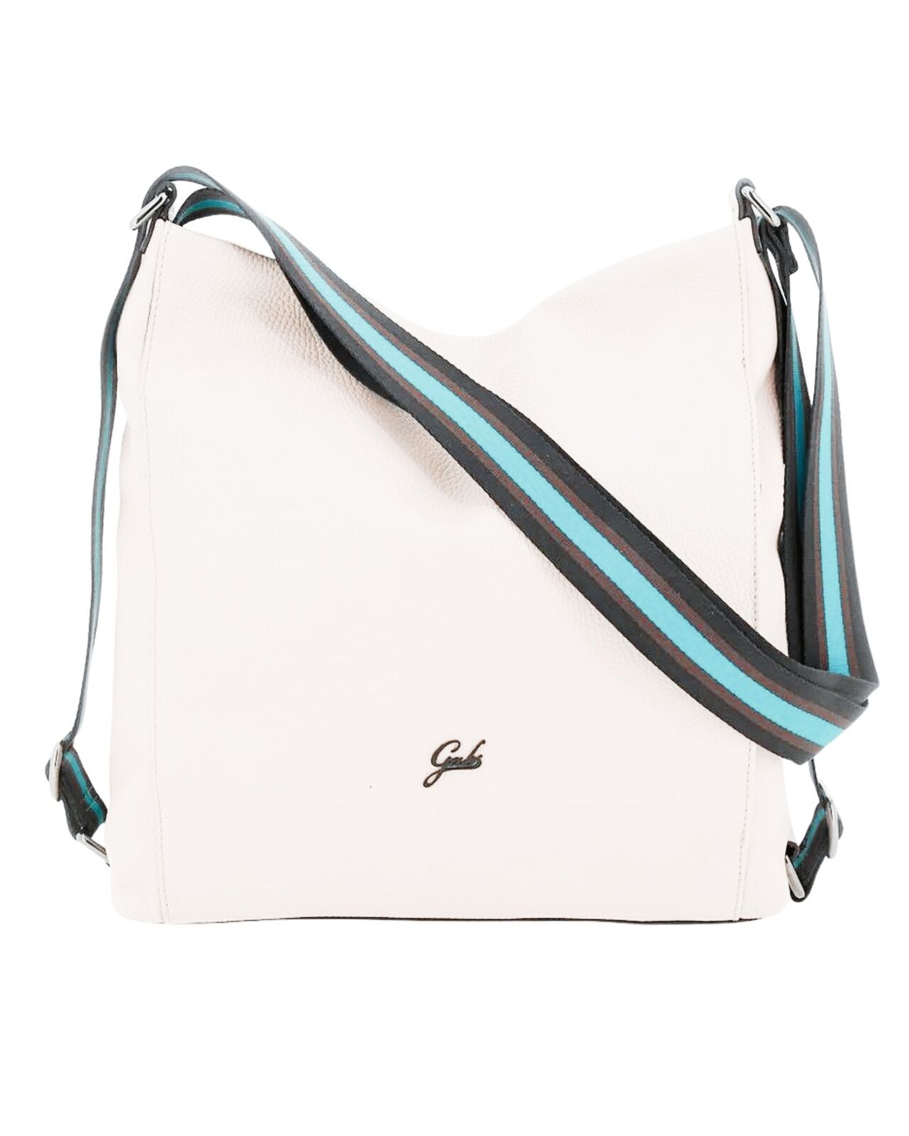 Borsa Gabs Aissa L Monospalla Donna Pelle Bianco Ottico