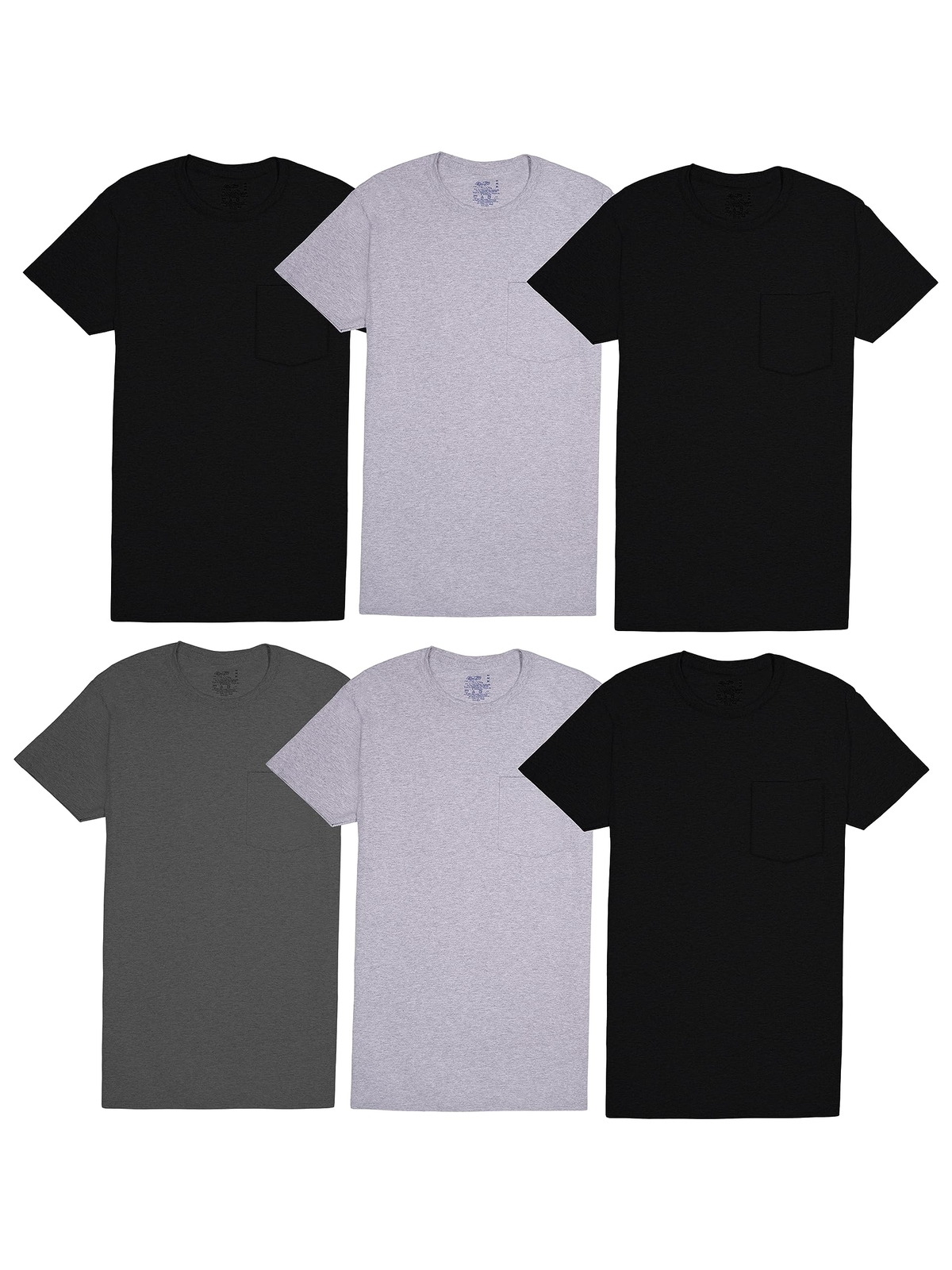 Fruit of the Loom T-Shirt Tascabile Multipack Maglietta Intima-Confezione da ...