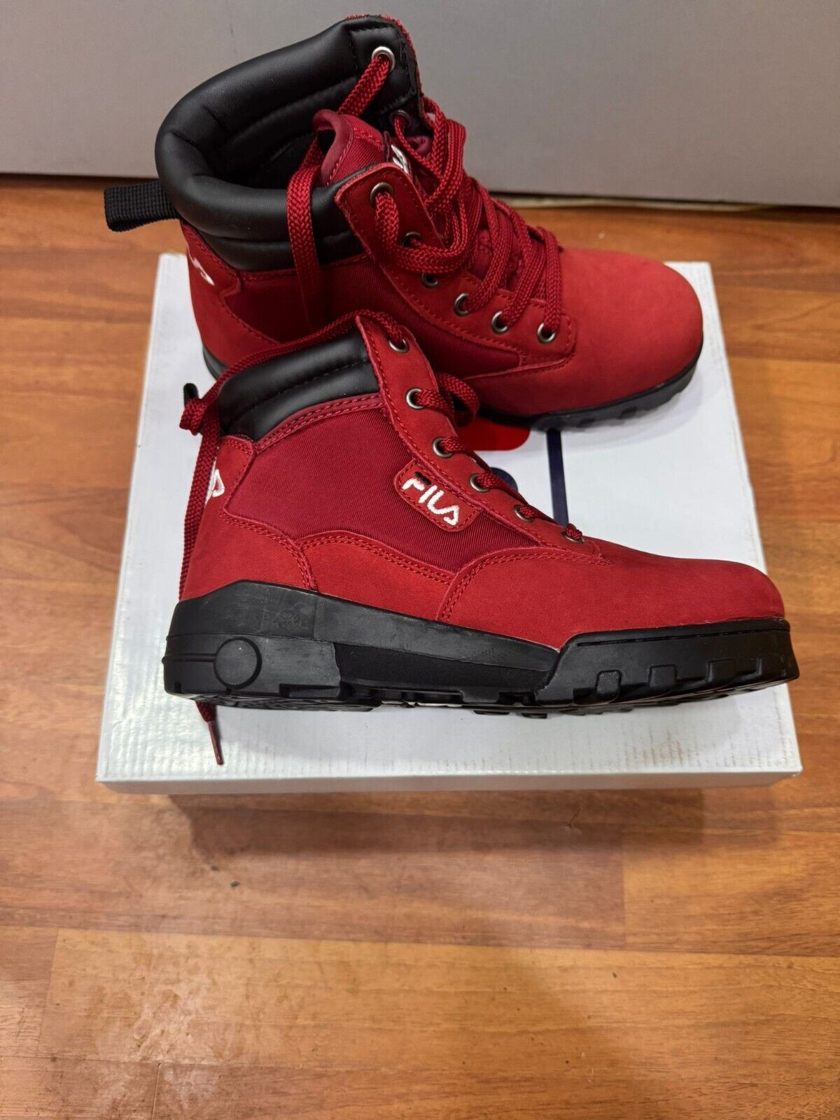 Fila Grunge II Mid Herren Stiefel | Boots | Booties | Leder, Textil - Red
