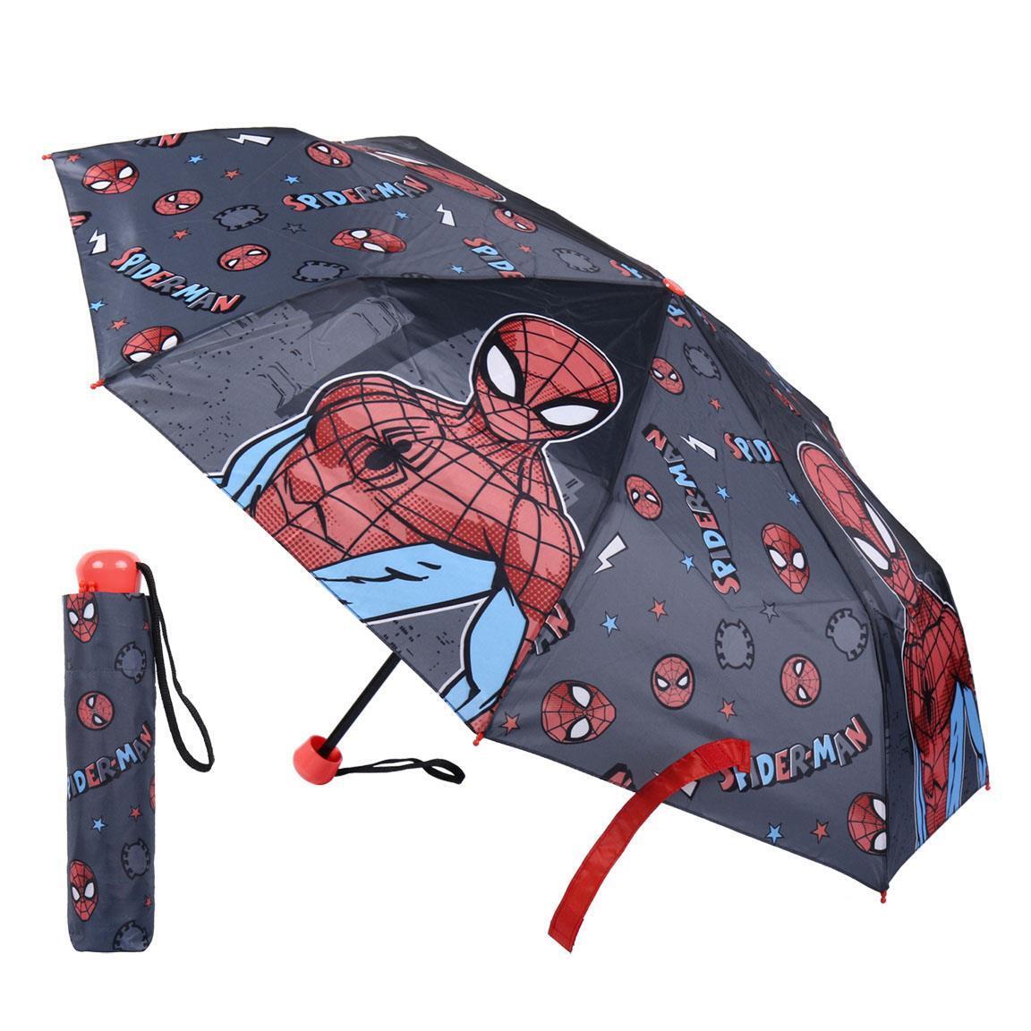 Ombrelli Manuale Piegabile Scolastico Spider-Man GRIGIO - 50 CM | BAMBINO CERDà