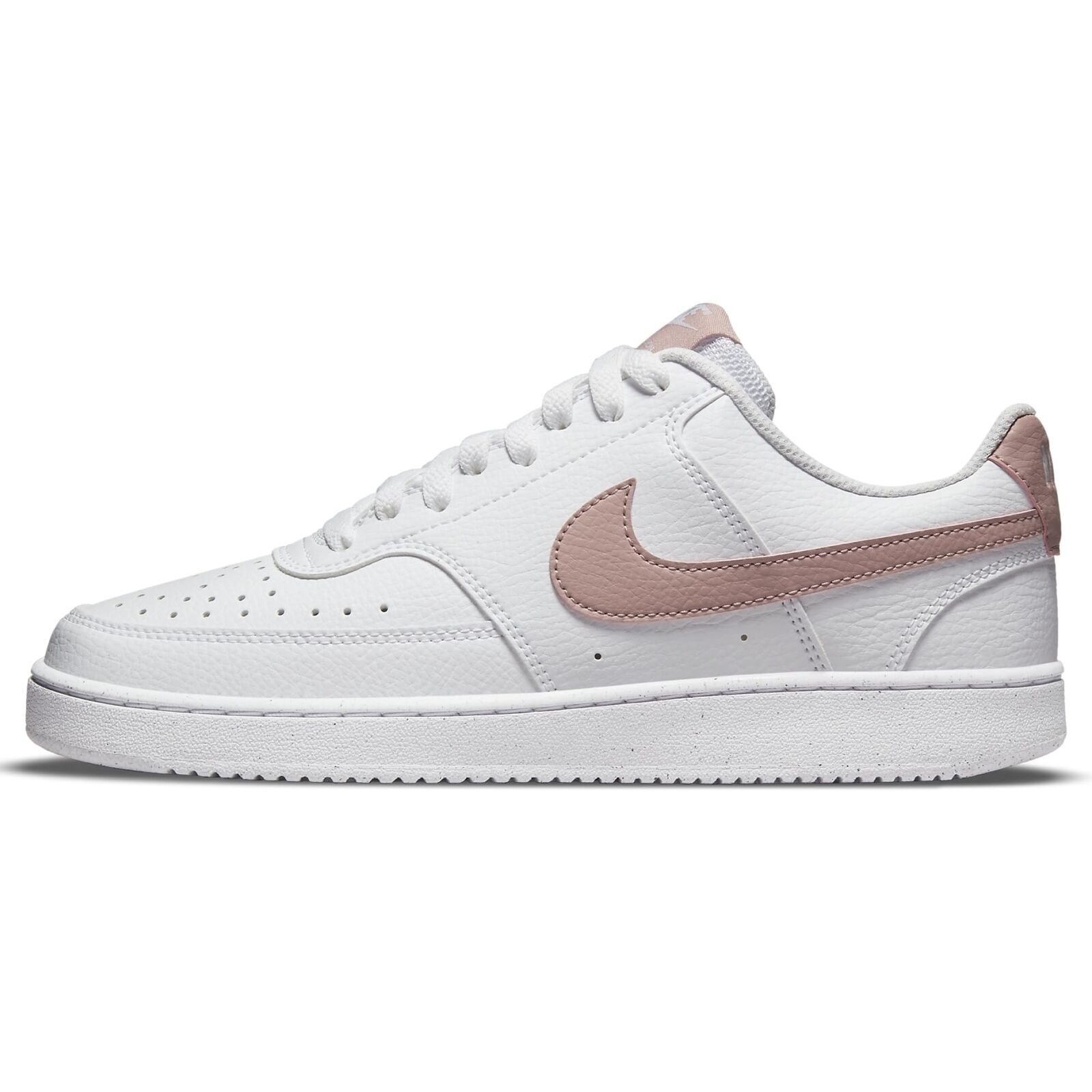 Nike Women's Court Vision Low Next Nature Shoes 4.5 UK White Pink Oxford