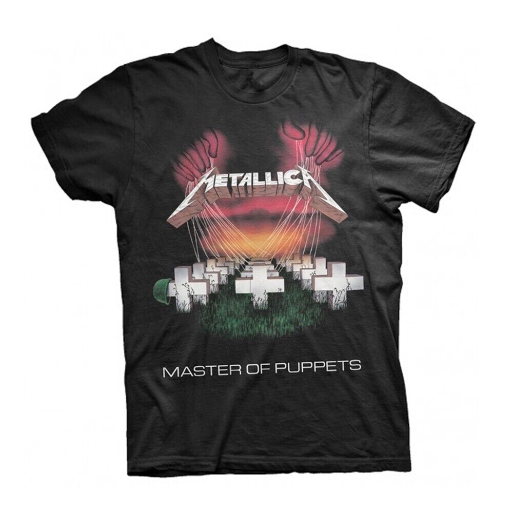 METALLICA - MOP EUROPEAN TOUR 86' BLACK T-Shirt, Front & Back Print Medium