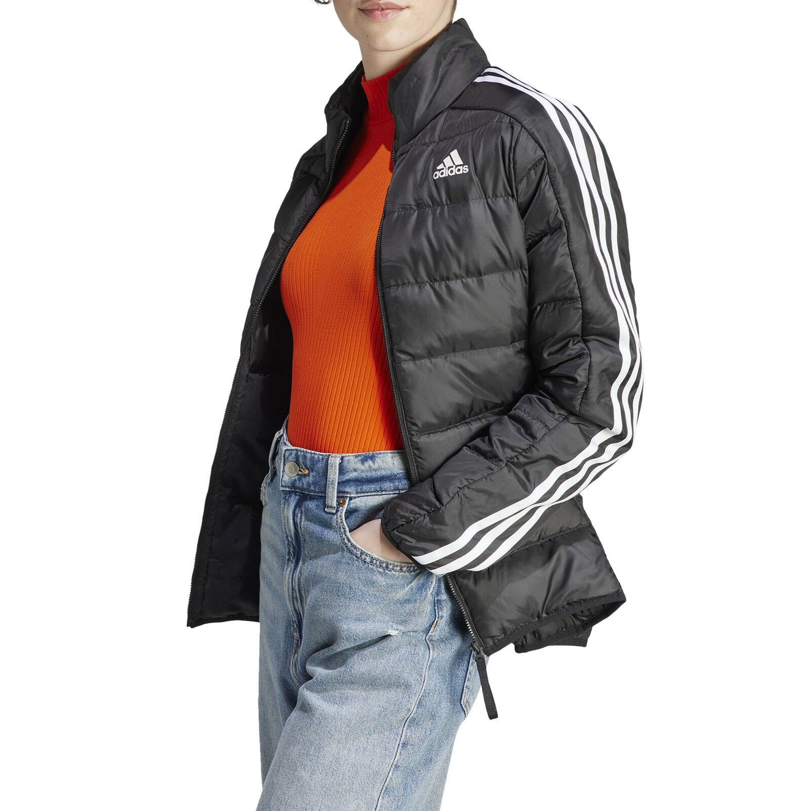 Adidas Piumino da Donna Essentials 3-Stripes Light Nero Taglia S Codice HZ5726