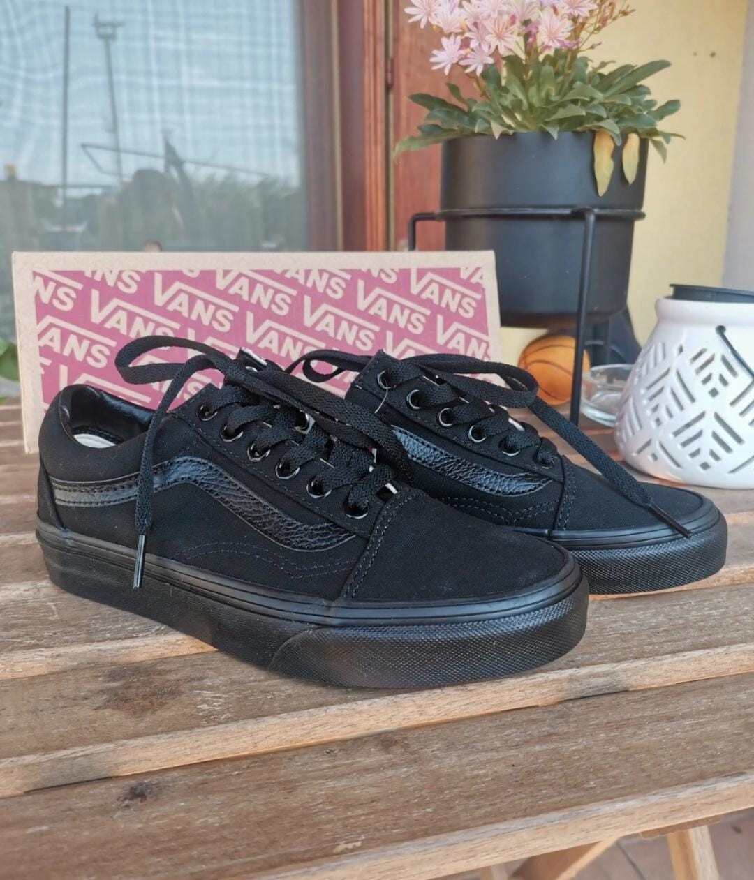 Vans Old Skool Sneaker Unisex Nero, EU 36