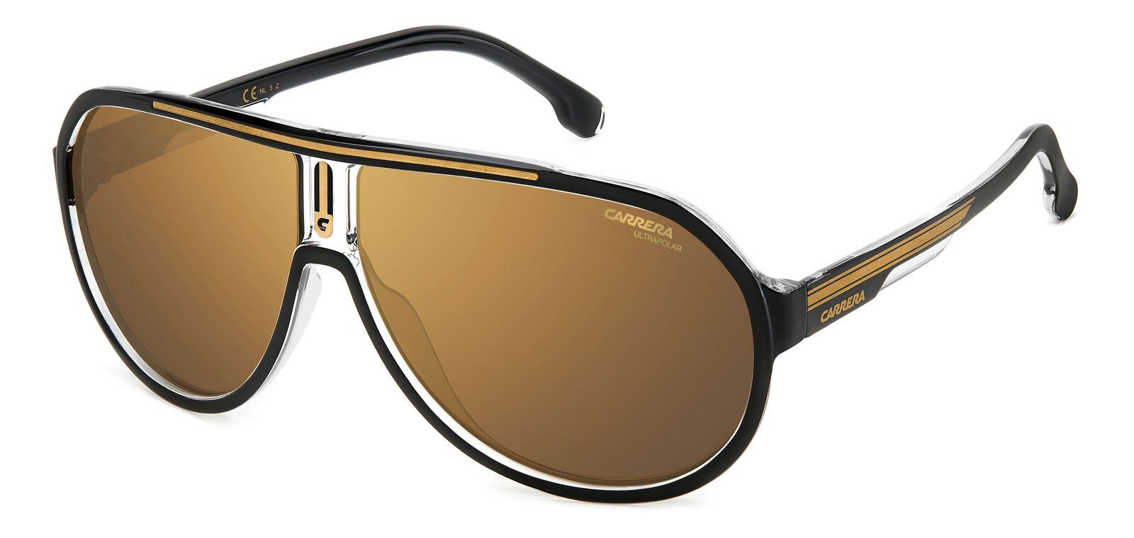 Occhiali da Sole Carrera 1057/S 2M2 BLACK GOLD 64/11/135 Uomo