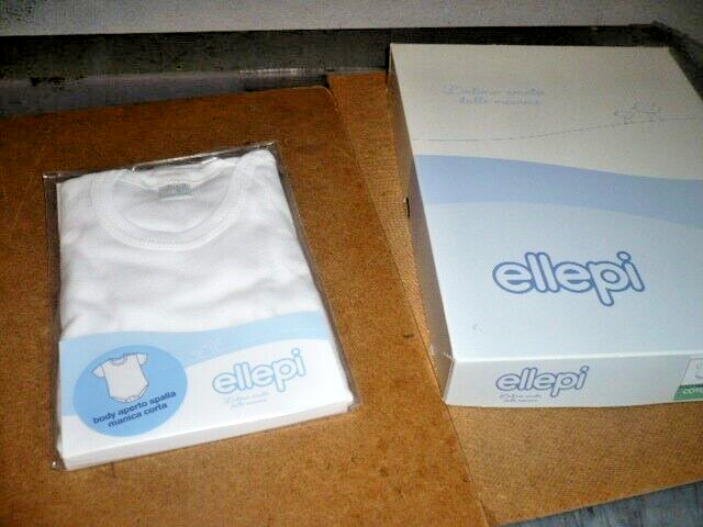 ABBIGLIAMENTO NEONATI ELLEPI 3 BODY m/c AF993 TG.36 mesi h.98 NUOVI AFFARE!