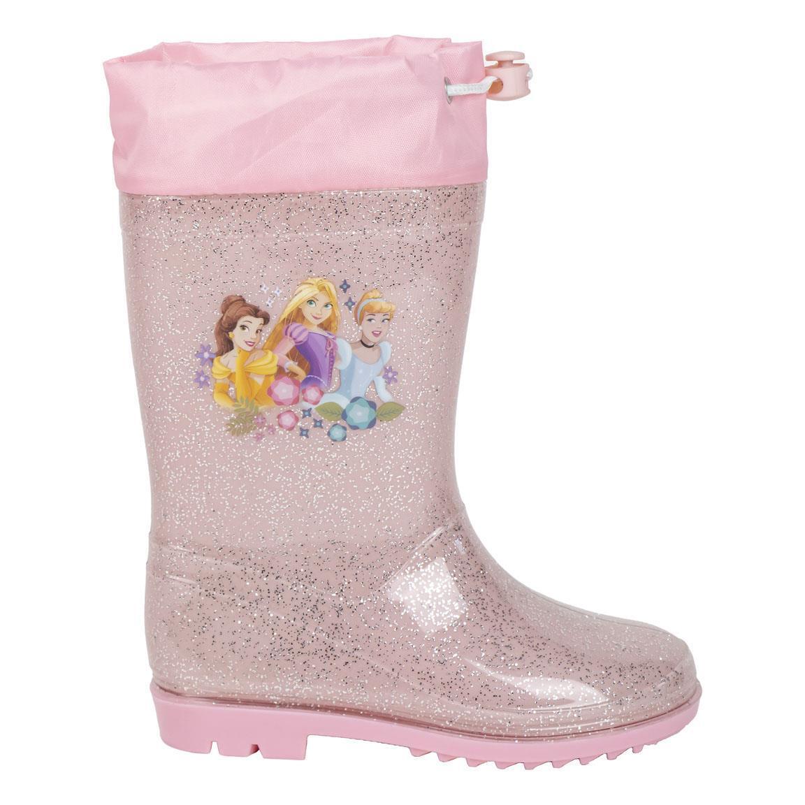 Stivali Da Pioggia Pvc Princess ROSA - T022 | BAMBINA CERDà