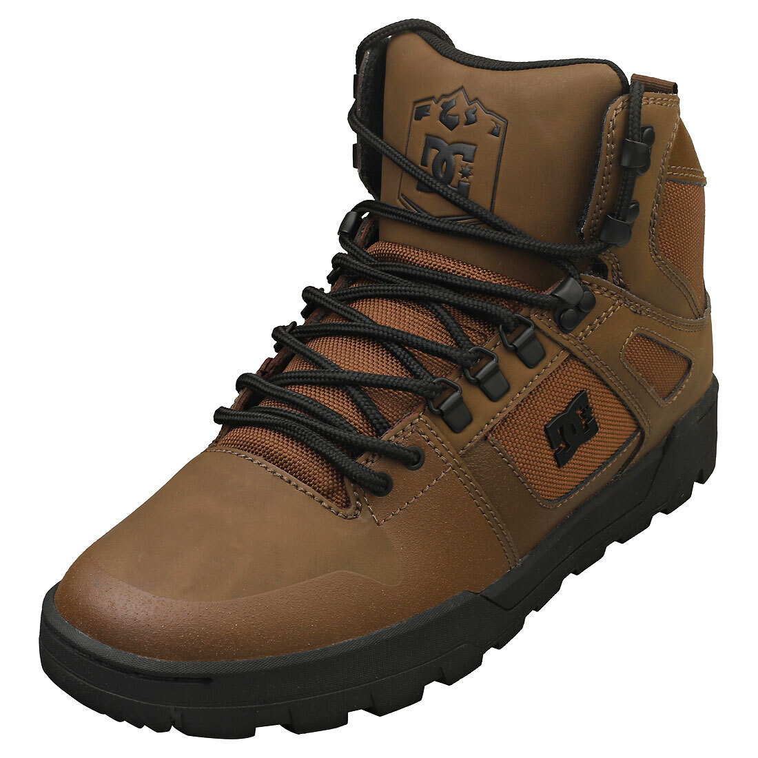 DC Shoes Pure High-top Wr Uomo Dark Chocolate Stivali Casuale - 40.5 EU