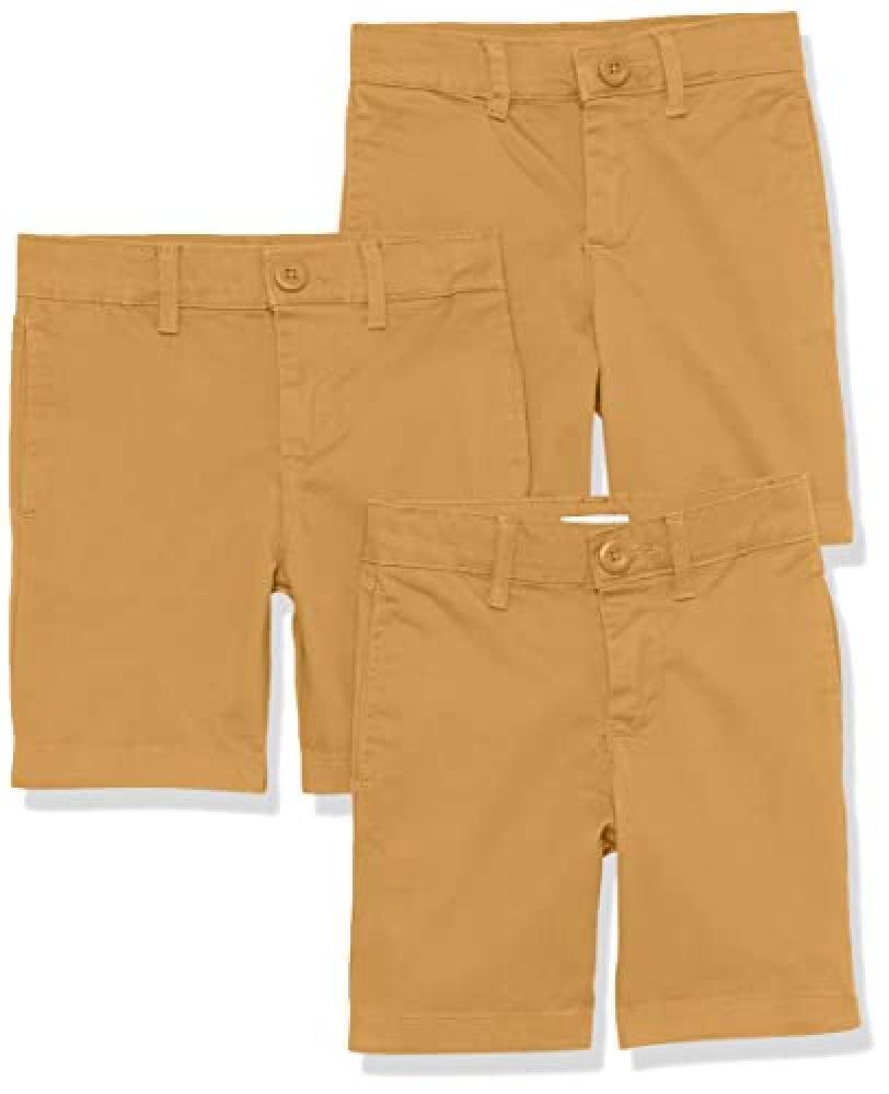 (TG. 10 anni) Amazon Essentials Bermuda Senza Pence in Tessuto Uniforme (Resiste