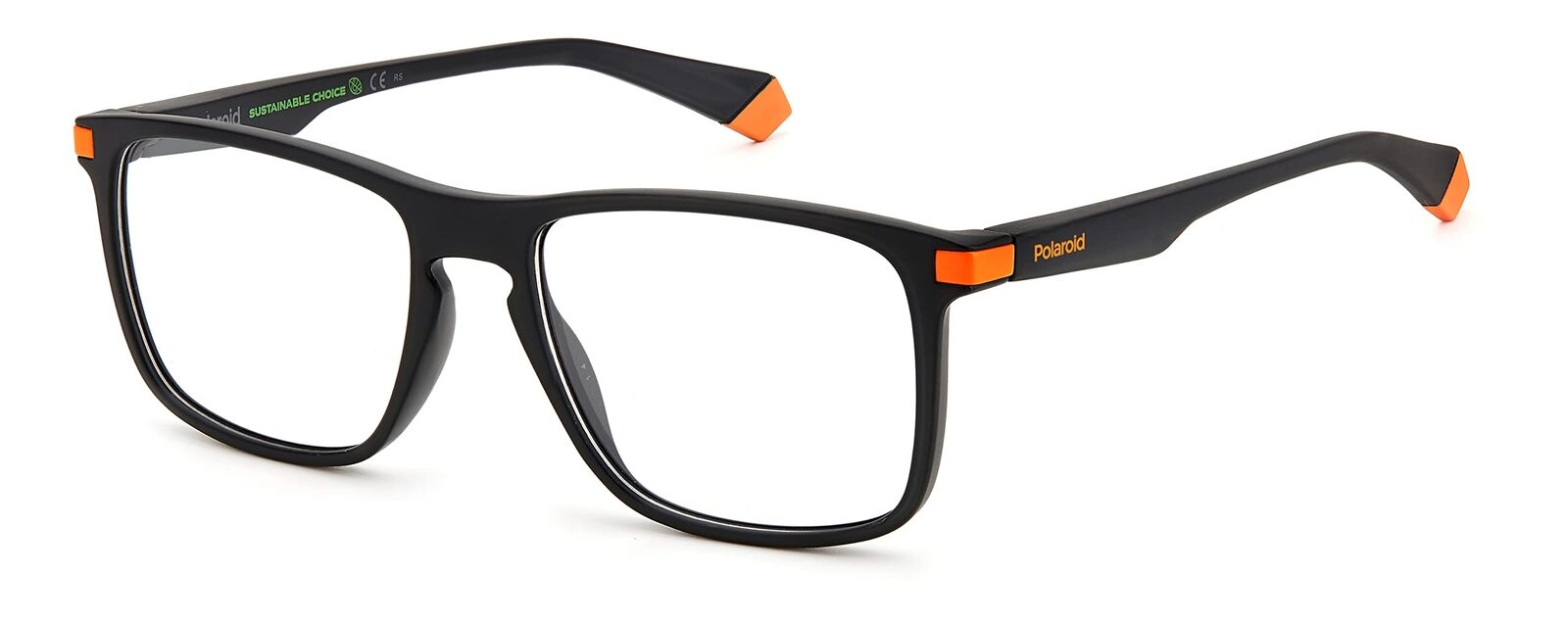 Polaroid Eyeglasses Sunglasses 54 8lz/17 Black Orange