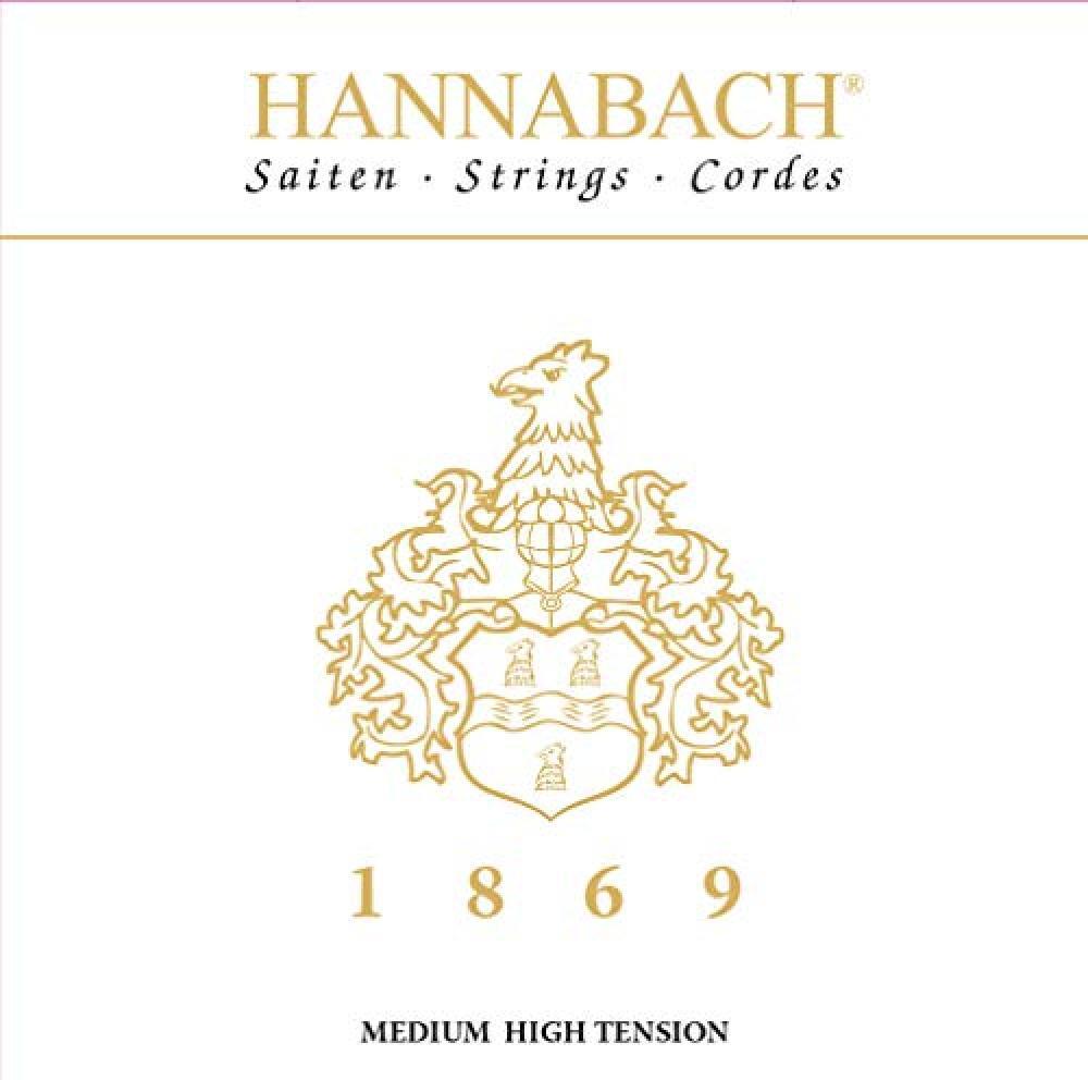 (TG. E6 Gold MHT) Hannabach Klassikgitarre-Saite E6 Serie 1869 Carbon/Gold MHT -